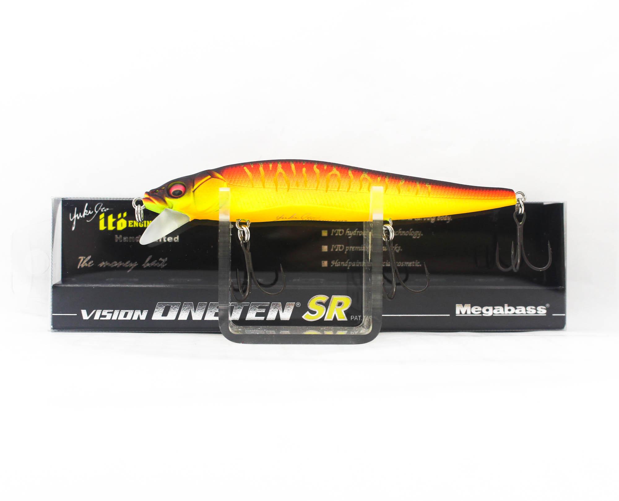 Megabass Vision 110 Oneten SR Slow Floating Lure Red tiger (0486)