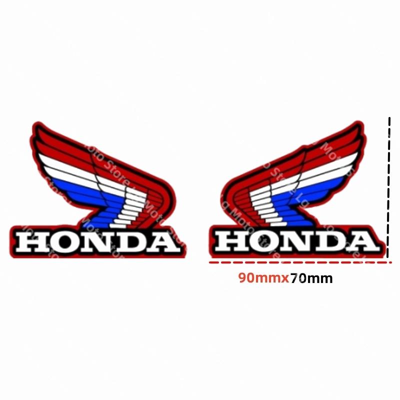 AZE1 3D Honda All Motorcycle Sticker Wing Tank Logo Decals For HONDA 80 250 XR XR600r 250r CB CBR CBF CRF FORZA PCX XADV NC NAVI