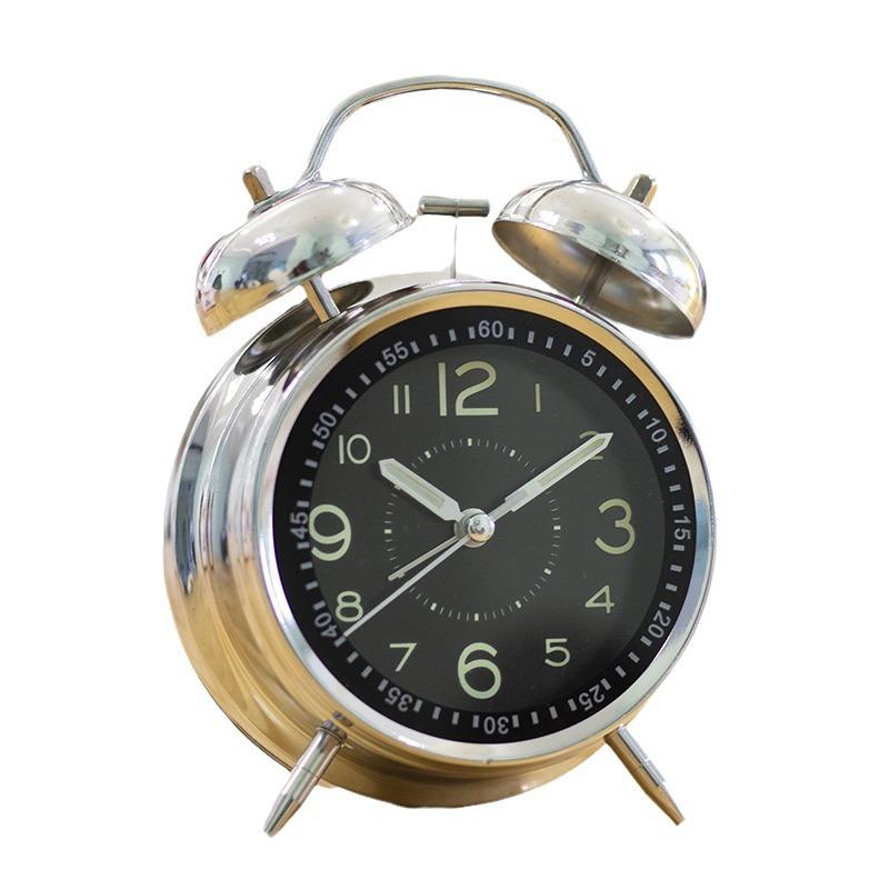 Super høyt metallklokkevekkerklokke for tunge sviller - Student- og barnerom Essensiell mekanisk urvibrering