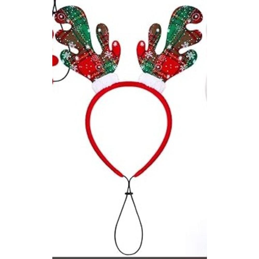 Christmas Decorations Pet Headgear Party Dress Up Antlers Headband Pet Supplies Christmas Hat Headband Dog Christmas