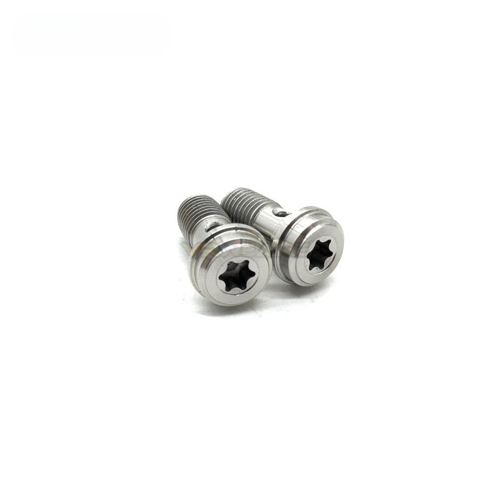 1PC Motorcycle Stainless M10 X 1.25 Banjo Bolts Brake Master Cylinder Screw Brake Hose Caliper Bolt Hydraulic Clutch Screw