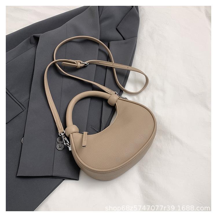 2025 new niche design light luxury bag women's Sen Meng trendy fashion sense underarm bag shoulder messenger bag