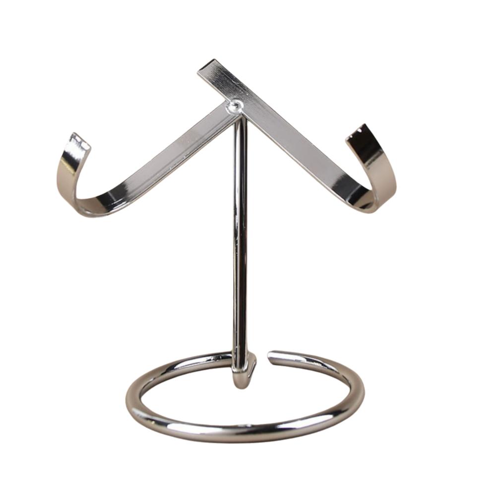 

Metal Crystal Ball Ornament Rack Mini Display Stand New Crystal Ball Holder Decorative Display silver-S