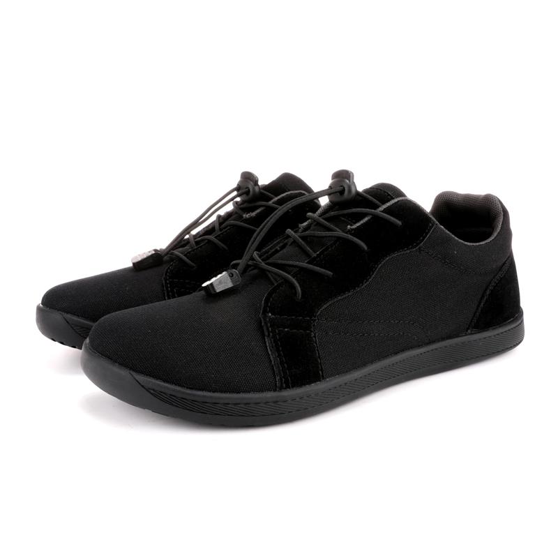 Unisex Barefoot Shoes Men Casual Canvas Shoes Wide Toe Minimalist Walking Shoes Slip On Zero Drop Sole Cross-Trainer Sneakers