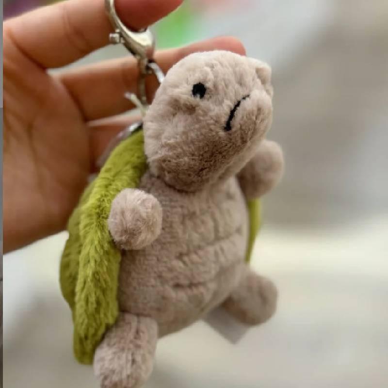 Plush Turtle Keychain With Pp Cotton Filling For Kids And Collectors