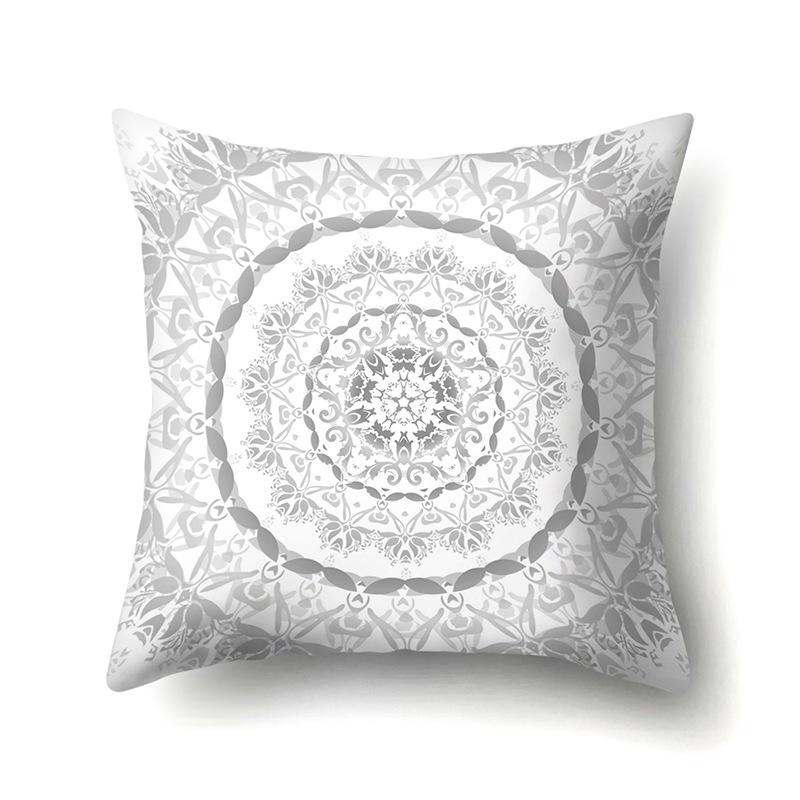 American Retro Ethnic Bohemian Polyester Pillow Case Car Decoration Home Printed Waist Rest Pillow Case