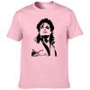 Sommer Michael Jackson T-Shirt Herren Hip Hop Baumwolle Bedruckt Kurzarm Rundhals T-Shirt Tees #228