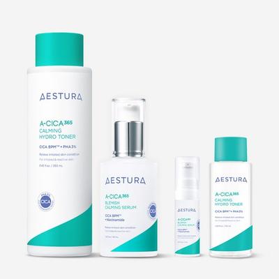 Aestura ACICA365 Moisture Soothing Texture Toner 250ml + Serum 40ml