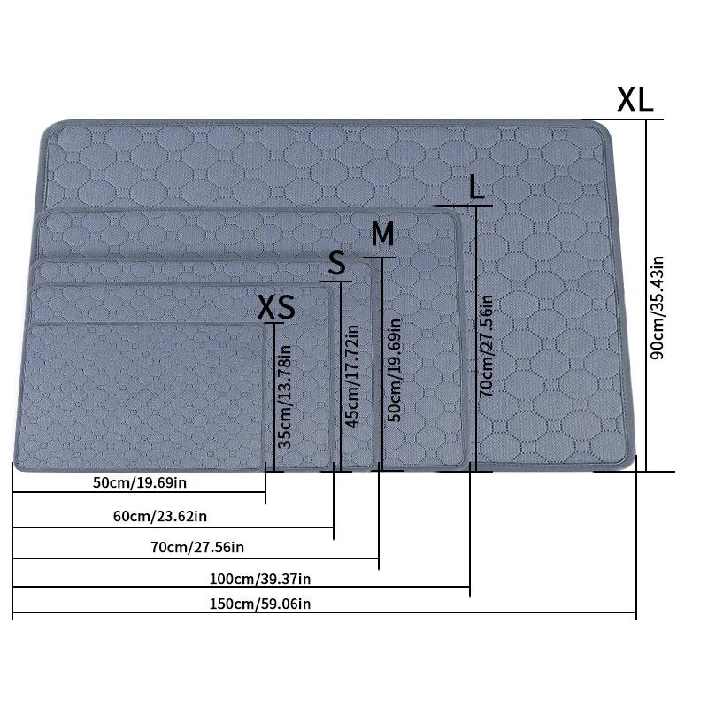 Dog Pee Pad Washable Dog Urine Mat Car Seat Floor Sofa Waterproof Absorbent Puppy Cat Training Diaper Mat Reusable Pet Supplies