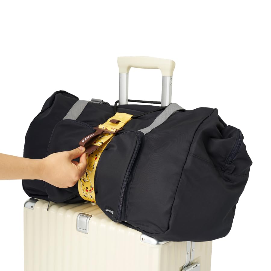 Bag Fastener Strap Gowell Bag Secures and Organizes Convenient Travel Item Pokémon (Pikachu) Pokémon Fastener, Luggage,
