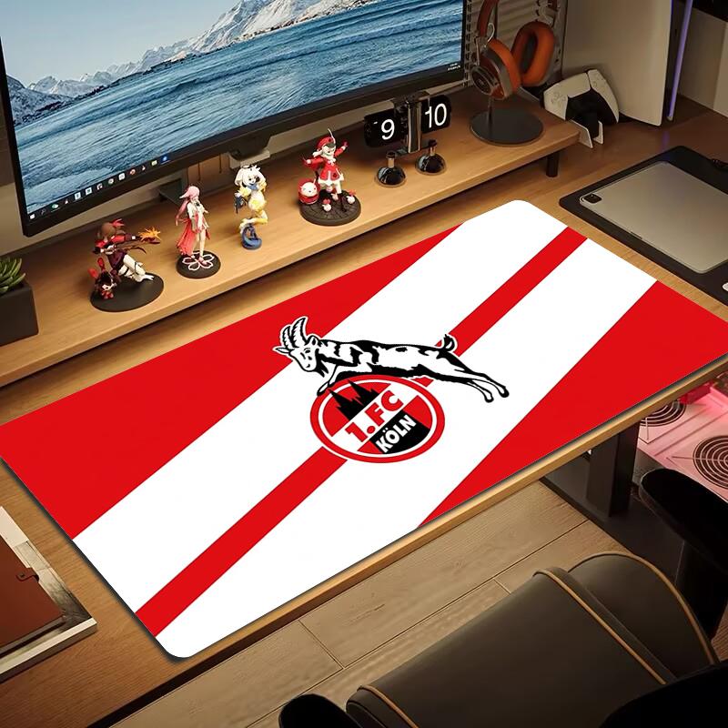 Fc Kln Επιφάνεια Ποντικιού Μεγάλη Επιφάνεια Τραπεζιού Gaming Αντιολισθητικό Laptop Tablet Μεγάλη Επιφάνεια Ποντικιού XXL Στρώμα Mini PC Χαλάκι Παιχνιδιού Με Κλειδωμένη Άκρη