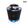 76MM 3" Gekleurd Blauw Roestvrij Staal Gaas Kegel Power Intake Hoge Doorstroming Koudeluchtfilter Luchtinlaatfilter Inductie Kit OFI074