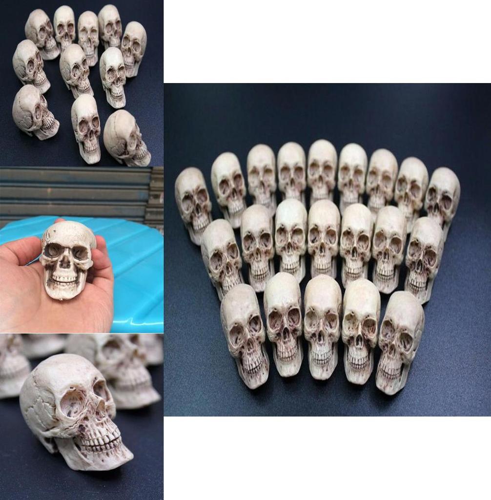 Mini Artificial Skull For Anatomical Scenes Perfect For Home Decor And Gifts