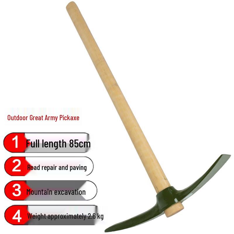 Outdoor Camping Multifunction Sapper Pickaxe Shovel