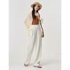 Annacau Baseline Women's Pleated Straight-Leg Trousers