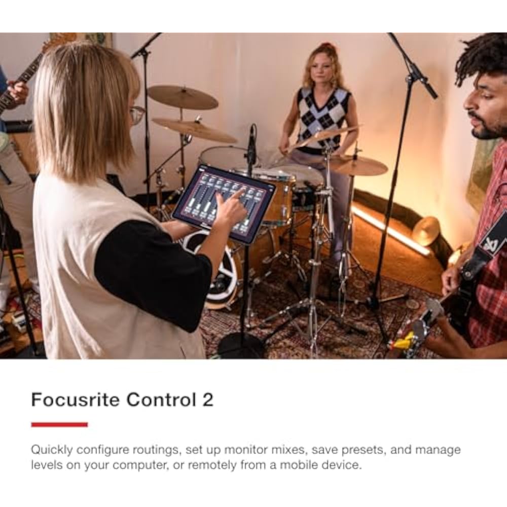 Focusrite Scarlett 18i20 (4th Gen) 18in 20out Audio Interface 4th Generation Focus Light