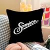 S-Simsons Logo Kissenbezug Kissenhülle Polsterung Sofa Wurfkissen Heimdekoration Kissenbezug