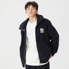 New MLB Velvet Jackets Unisex Black 3AFDB0326-50BKS