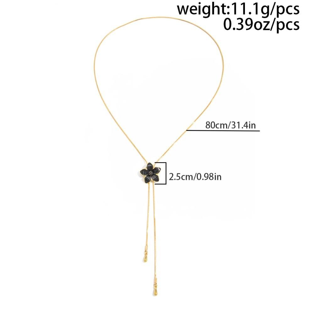Long Pulling Necklace Choker Sweater Chain Fashion Clavicle Chain  Charm