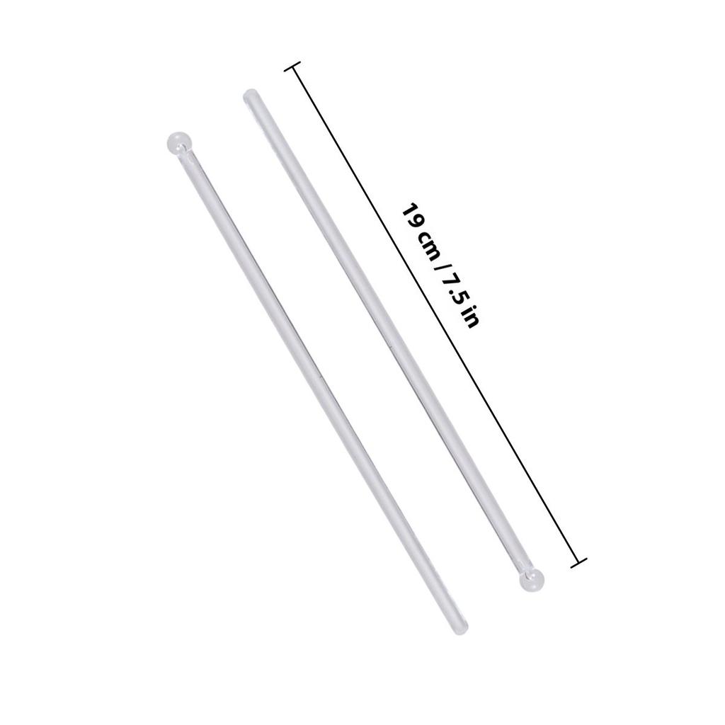 100Pcs Vibrant Plastic Swizzle Sticks Stirrer for Cocktail Coffee Drink Bar Restaurant Milk Tea Shop Party Decor Fun