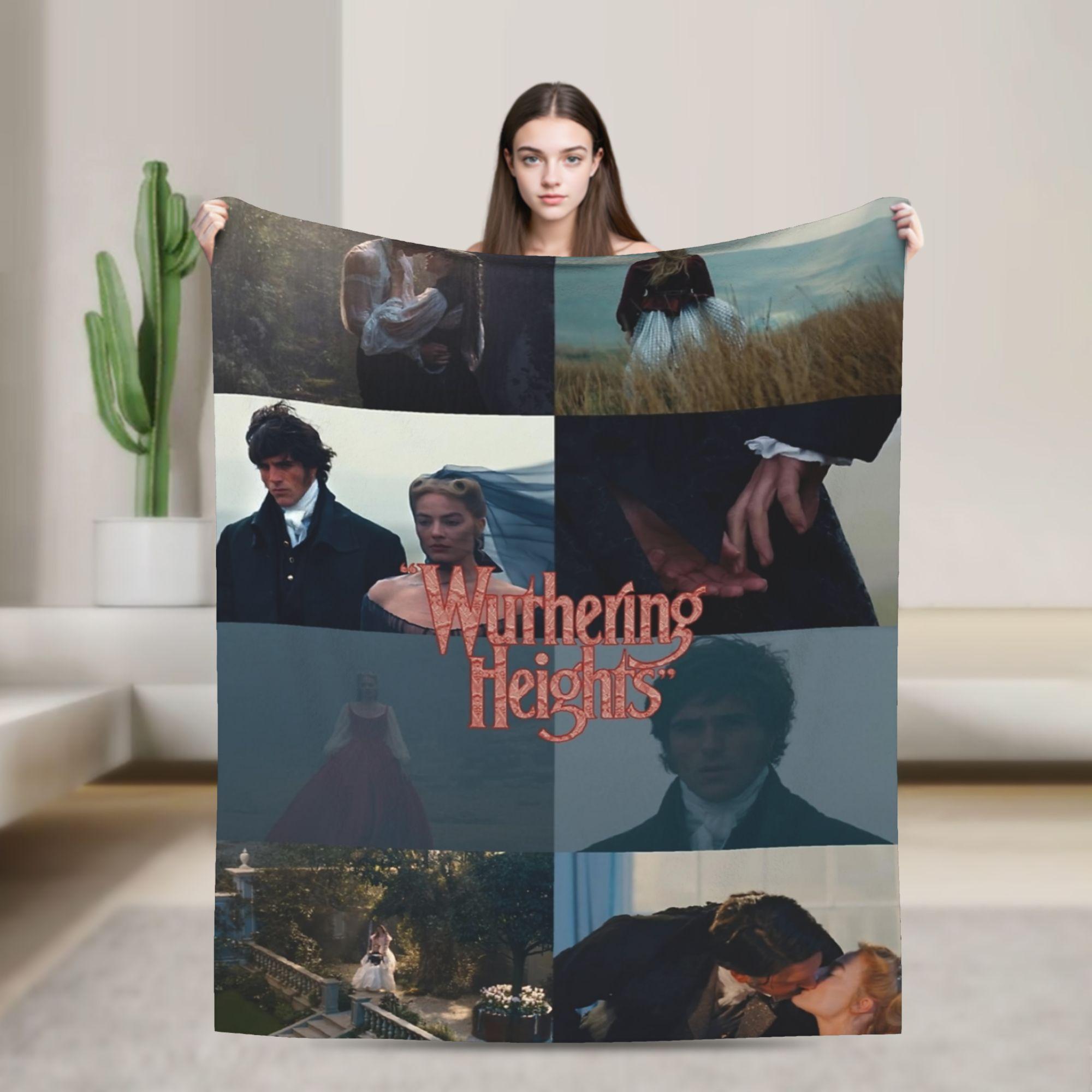 

Wuthering Heights 2026 Movie Merch Blanket Warm Cozy Fluffy Throw Blankets for Bed 50x60 Inches Multiple Sizes Bedspread 100x150cm