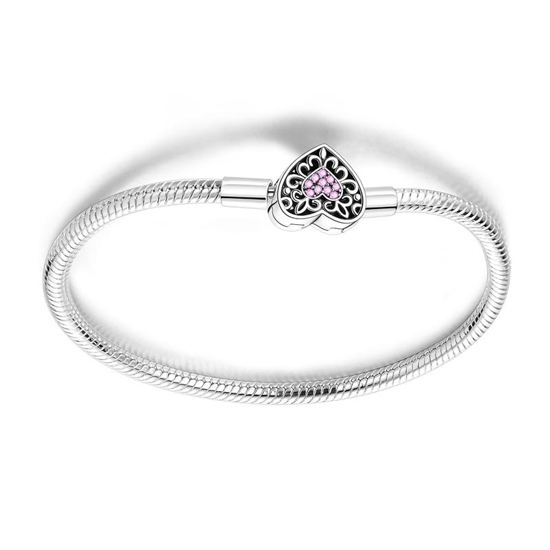 17-20CM Bracelet Women's Bracelets Original 925 Fashion Love Family Zircon DIY Charms Bead Jewelry Party Daily Holiday Gift