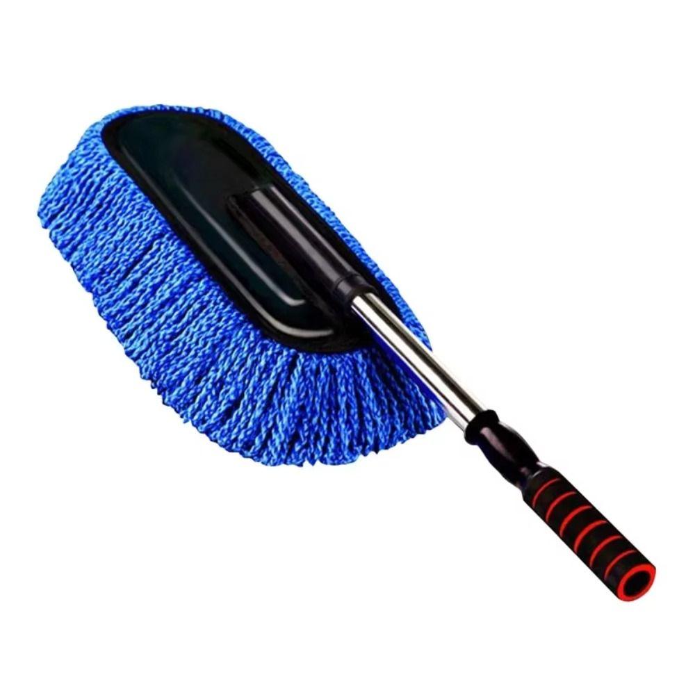 Soft Bristle Car Wash Brush Retractable Handle Car Duster Special Mop Car Cleaning Mop  Home Use