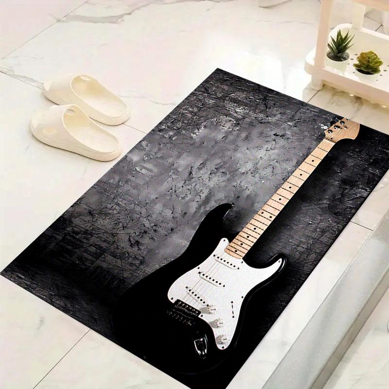 Guitar Carpet Rug for Living Room Bedroom Home Sofa Decoration,Kids Play Non-slip Floor Mat