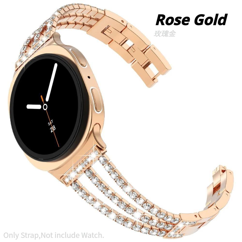 Diamantarmband für Samsung Galaxy Watch8/9 44mm 40mm Luxuriöses Metallarmband für Damen für Samsung Galaxy 8 Classic 46mm Correa