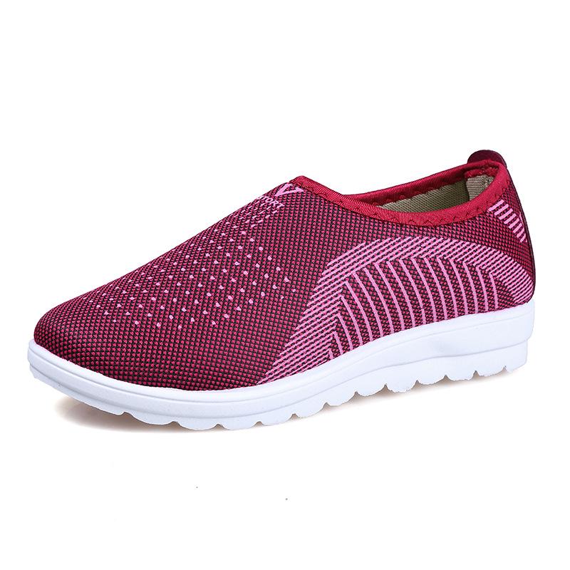 Fashion Women's Men's Shoes Fashion Soft Breathable Casual Shoes Outdoor Travel Running Shoes Mesh Flat Sneakers Summer Shoes tyh6