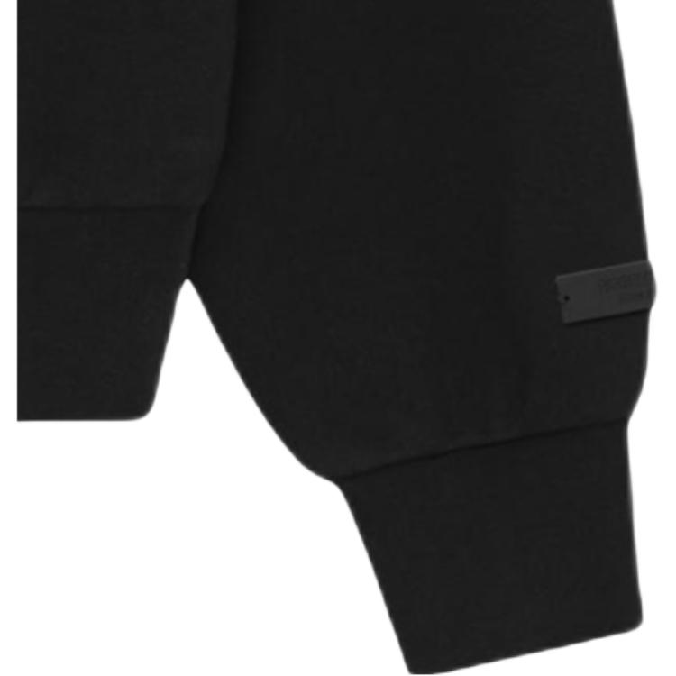 Fear of God Essentials Classic Crewneck Sweatshirt Vintage Black Unisex Bottoms 192AS262081F