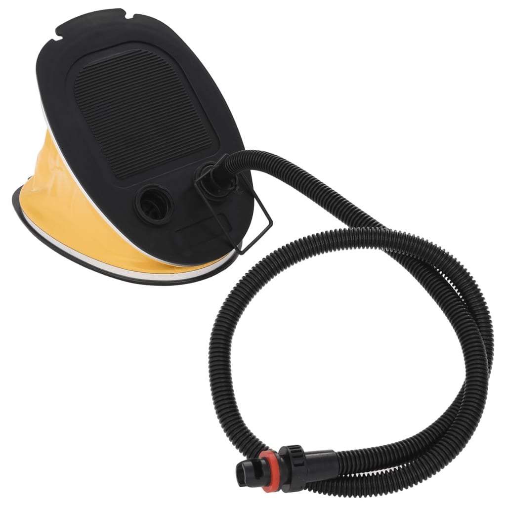 Foot Pump 26 X 18 Cm PP and PE Gray and Yellow