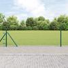 vidaXL Green Hexagonal Fence 0.4x25 M Steel 3353501