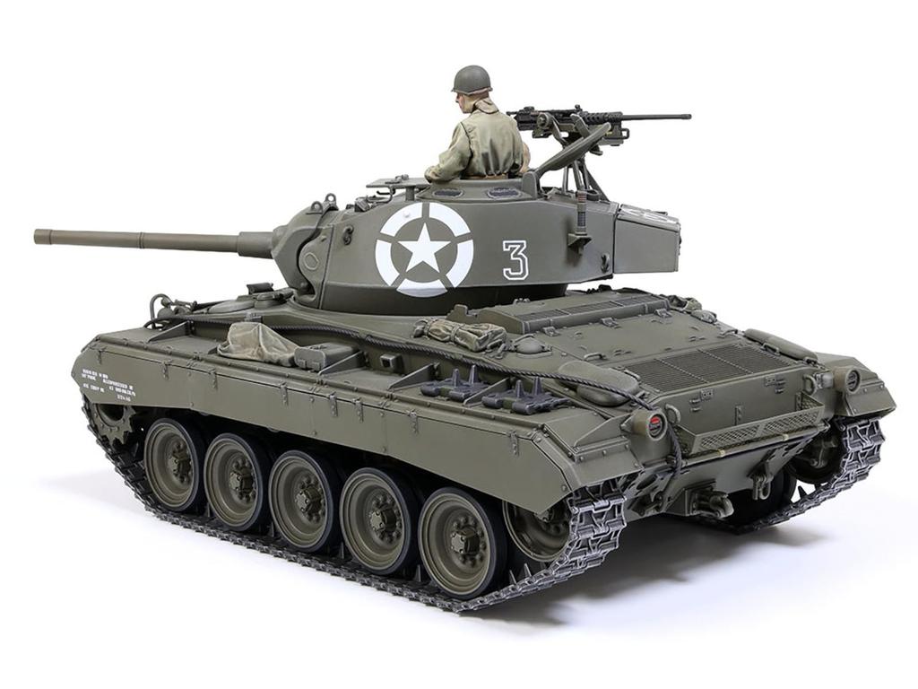Tamiya Military Miniature Series 391 US Light Tank M24 Chaffee European Front Plastic Model Kit 35391 1/35 No.