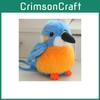 Cute Parrot Sparrow Pigeon Kingfisher Bird Animal Magnetic Plush Doll Pendant For Collectors Display Home Decor