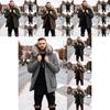 Ultra-warm Men's Winter Parka Jacket With Luxurious Faux Fur Collar