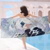 Game Nier Automata Bath Towel Microfiber Soft Water Absorbing Breathable For Girl Kids Decorative Cartoon Beach Towel