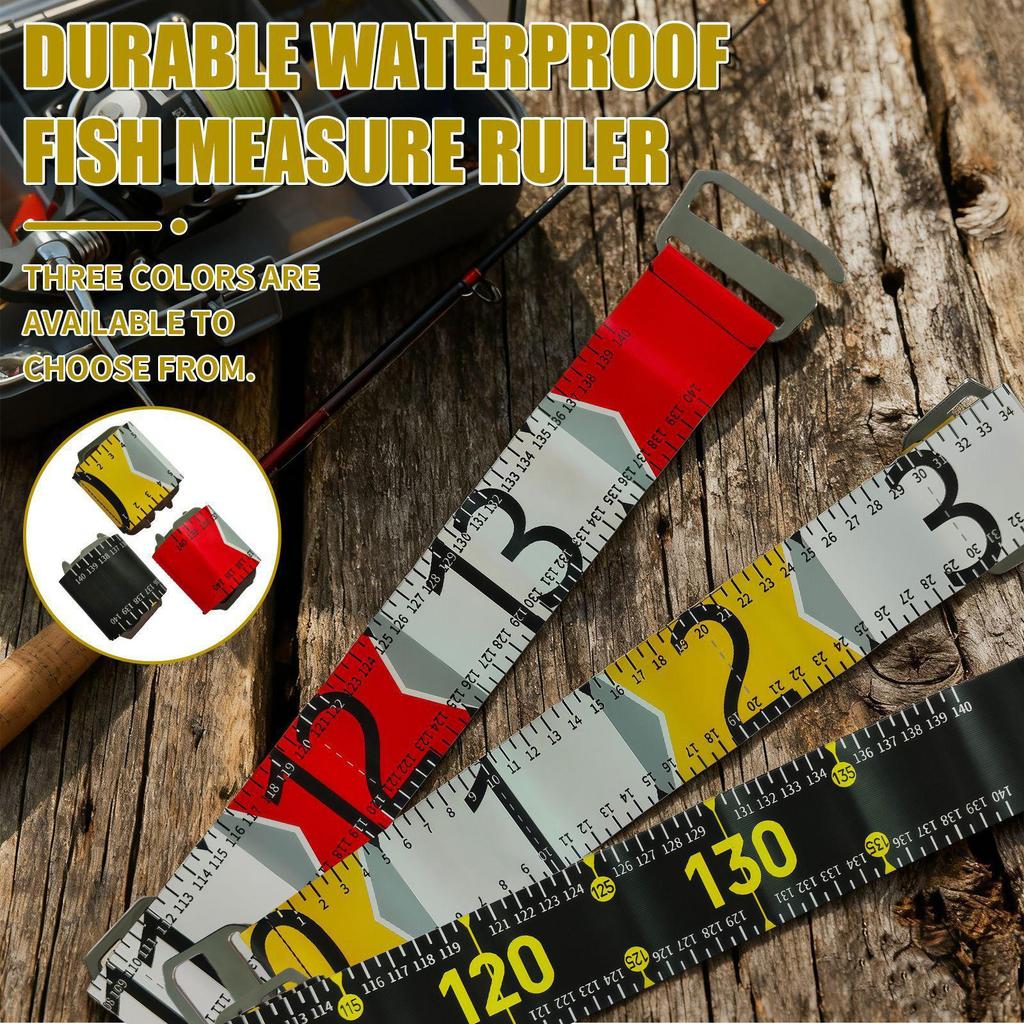 Fish Ruler 140 cm Compact Waterproof Kayak Fishing Measurement Tool Measuring for