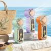 Handheld Fan, with Transparent Body Mini Portable Personal Fan, Digital Display And Emergency Lighting Design, 100 Gear Wind Speed Adjustable Fan for