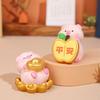 Fortune Lucky Pig Figurine Cute New Year Pig Figurine Blessing Pig Statue  Office Desktop Decor