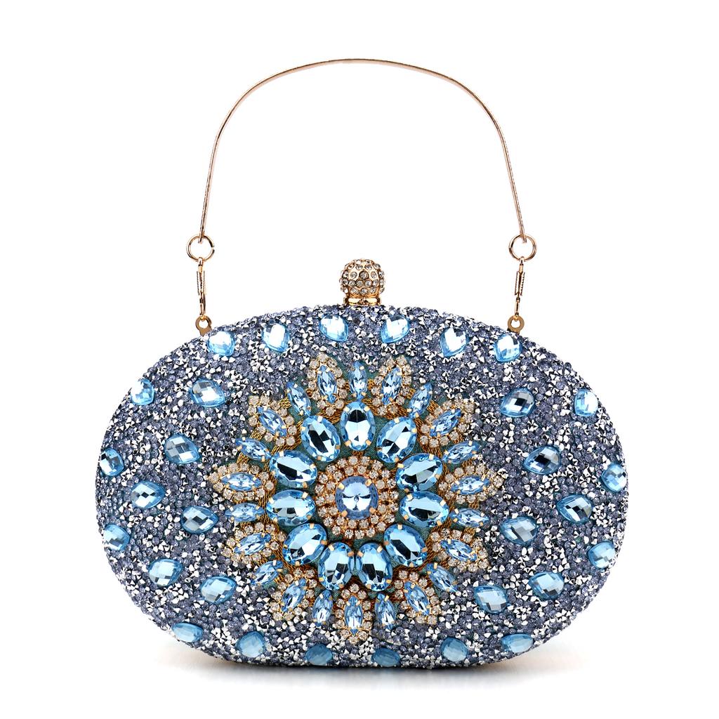 Diamond Women Luxury Clutch Evening Bag Wedding Crystal Ladies Cell Phone Pocket Purse Female Wallet for Party Quality Gift