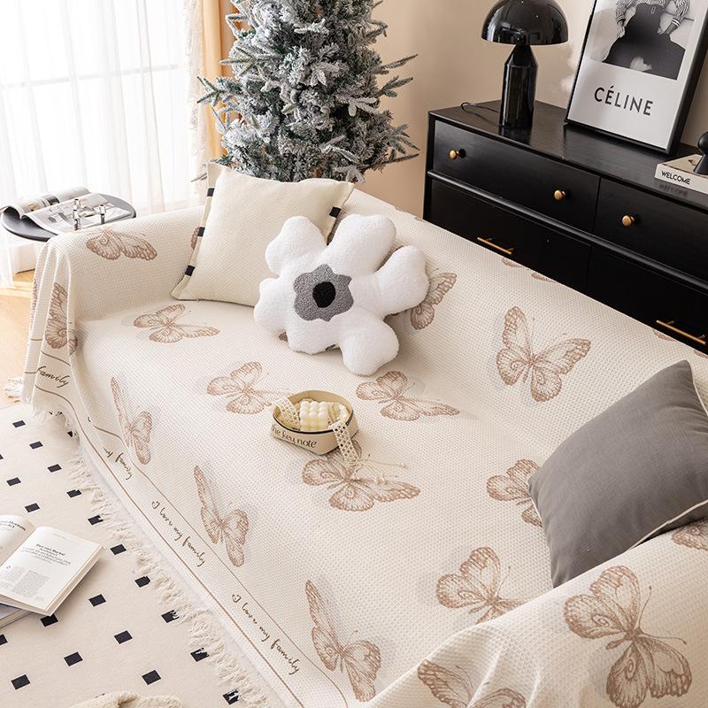 Printed Sofa Towel Anti-Scratching Sofa Cover Cloth Four Seasons Universal Full-Cover Sofa Cushion Full All Wrapped Cover Cover