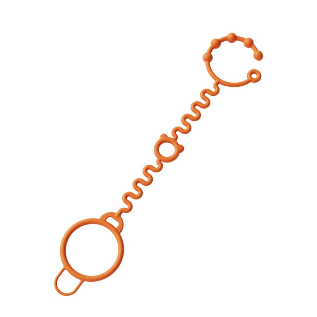 Adjustable Length Silicone Strap Flexible Silicone Anti Drop Strap Upgrades To Secure Cups & Bottles On Baby Strollers