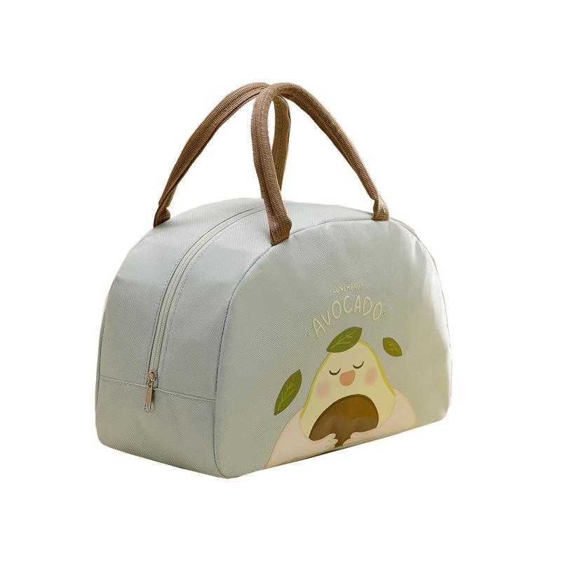 

Portable Lunch Bag Waterproof Insulated Canvas Cooler Bag Thermal Food Picnic Lunch Bag For Women