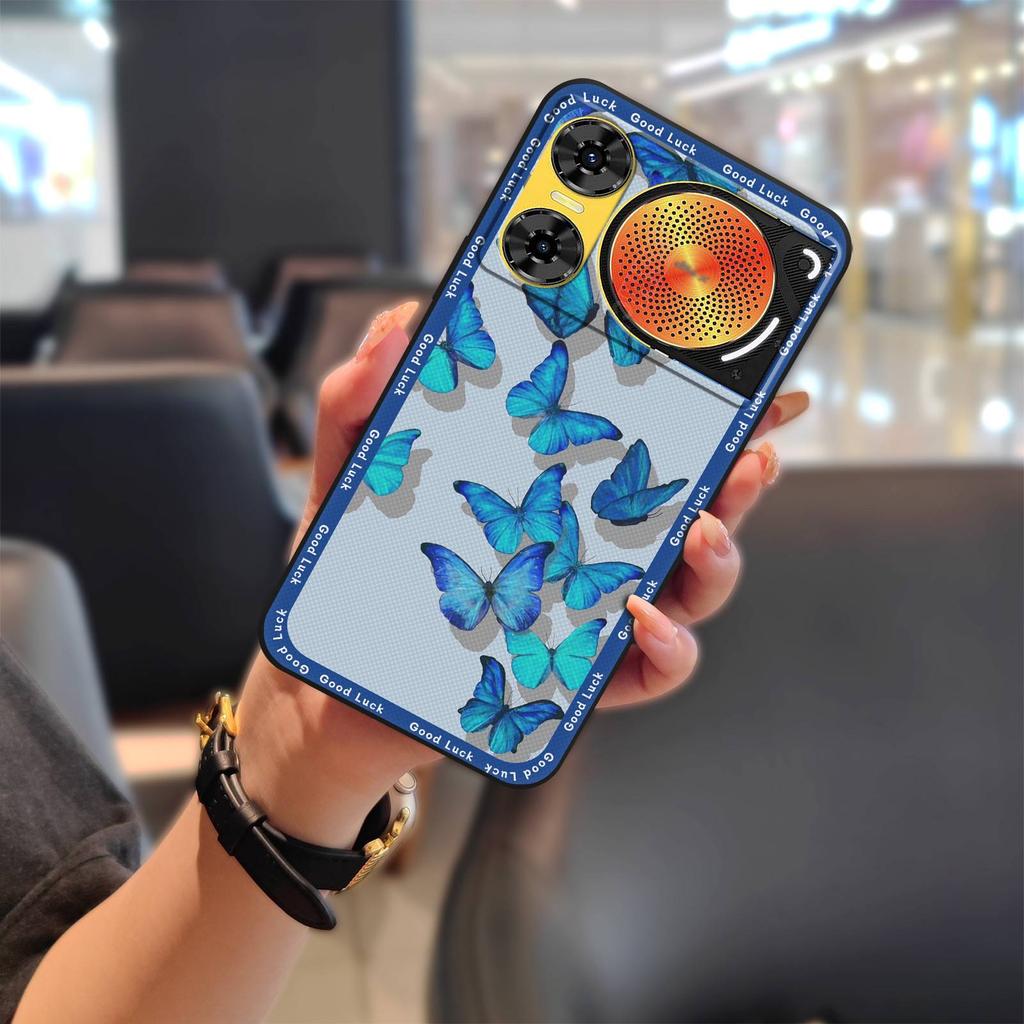 Silikonhülle Handyhülle für ZTE Nubia Music2 Stoßfest Cartoon Vollständig umschließend Langlebig Staubdicht TPU Modisches Design Niedlich