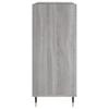 Record Cabinet Gray Sonoma 84.5 x 38 x 89 cm Engineered Wood