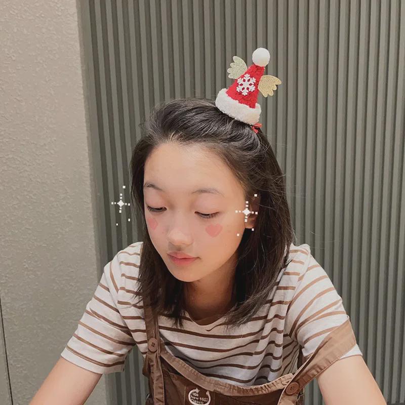 2024 Weihnachtsfest Promi Kinder Haarnadel – Baby Urlaub Hut Haar Zubehör