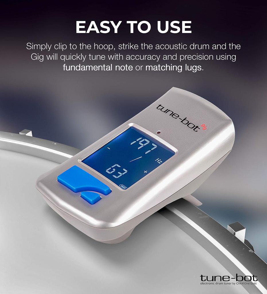 tune-bot OverTone Labs Gig Drum Tuner for Accurate Drum Tuning