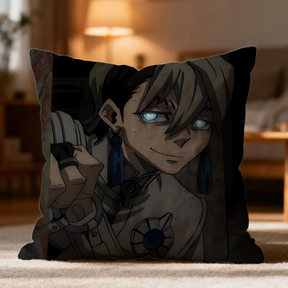 Popular GGachiakutaed Cushion Cover Soft Washable Pillow Case Multi-Scene for Couch Bed Travel Office Use