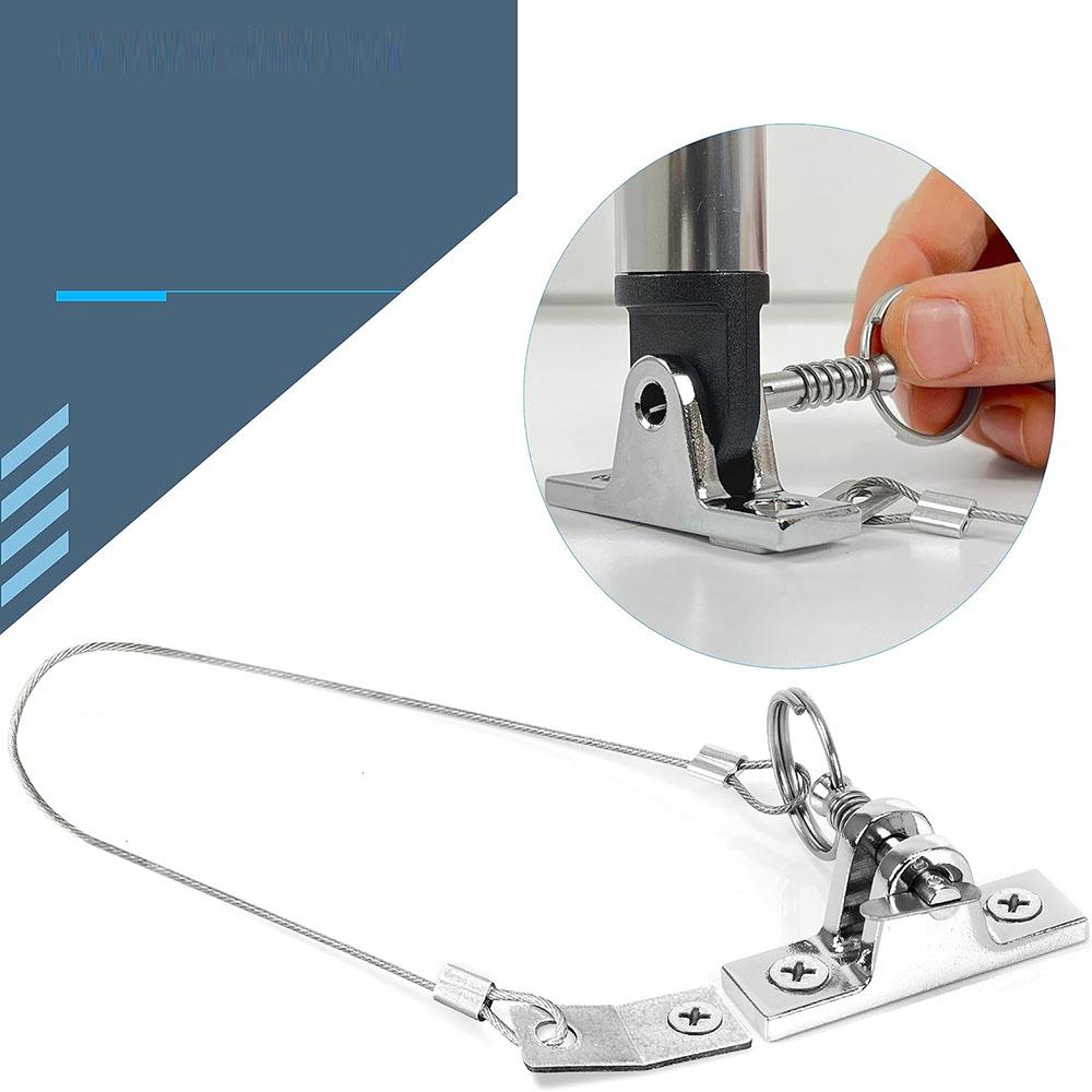 4x 316 Stainless Steel Quick Release Pins Boat Bimini Top Quick Release Pin 1/4